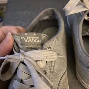 Gray Vans, Womens 8